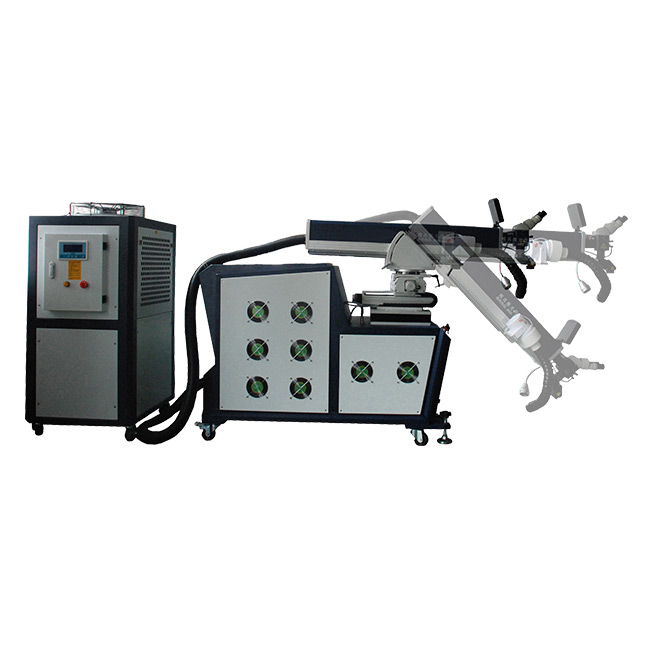 Integrated die-old laser welding machine